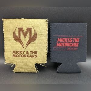 Mickey & The Motorcars Dallas Texas TX Rock Festival Band Can Koozie Coozie Lot